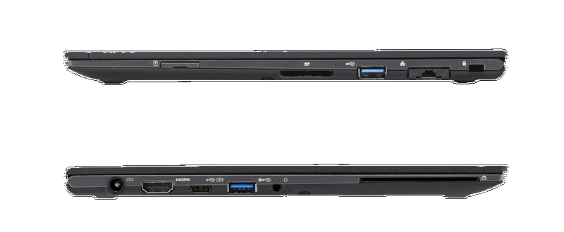 Fujitsu LIFEBOOK U938 ports